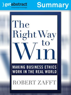 cover image of The Right Way to Win (Summary)